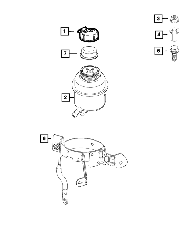68123101AA - Steering: Screw And Washer for Mopar Image