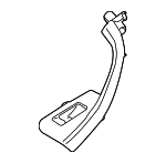 1K0867180D75R - Body: Grip Handle for Volkswagen: GTI, Jetta, R32, Rabbit Image