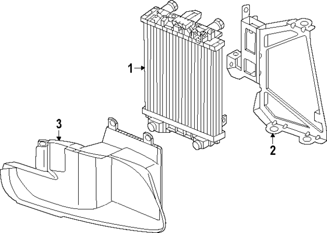 8R0121333G - Cooling System: Air Guide for Audi Image