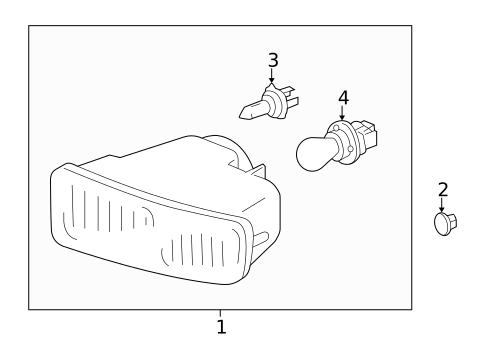 Bulbs - Chassis for 2005 Lexus LX470 #0