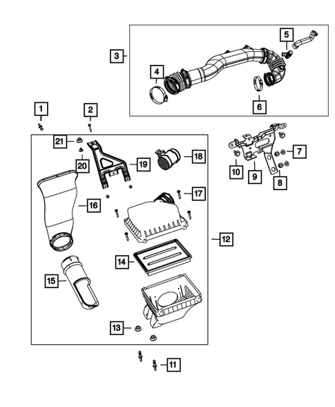 Air Cleaner for 2017 Dodge Journey #2