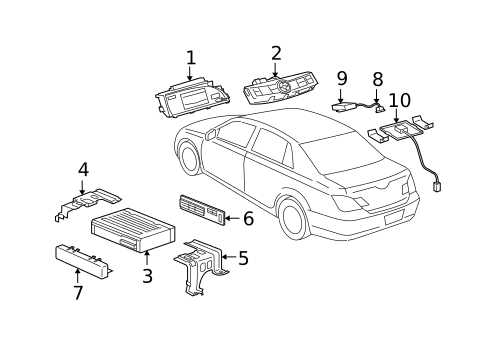 Navigation System for 2008 Toyota Avalon #0