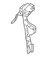 41147111069 - Body: Front Section for BMW: 525i, 525xi, 528i, 528i xDrive, 528xi, 530i, 530xi, 535i, 535i xDrive, 535xi, 545i, 550i, M5 Image