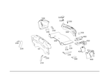 1976800242 - Covering and Lining: Lining, Trunk Floor for Mercedes-Benz Image