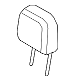 MJ7Z78611A08CA - Body: Headrest for Lincoln: Corsair Image