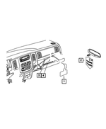 4680610AA - Labels: Air Bag Warning Label for Chrysler: 200, 300, Sebring, Town &amp; Country | Dodge: Avenger, Challenger, Charger, Durango, Grand Caravan, Journey, Ram 1500, Ram 2500, Ram 3500, Viper | Fiat: 500 | Jeep: Grand Cherokee, Wrangler | Ram: 1500, 2500, 3500, C/V | SRT: Viper Image