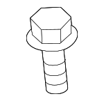 MF911233 - Cooling System: Trans Cooler Bolt for Mitsubishi: Eclipse Cross, Lancer, Outlander, Outlander PHEV, Outlander Sport Image