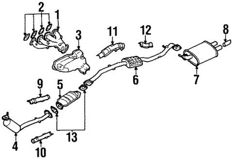 Exhaust Manifold for 1997 Nissan 240SX #0