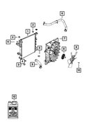 68050199AA - Cooling: Radiator Isolator for Dodge: Ram 1500, Ram 2500 | Jeep: Grand Wagoneer, Wagoneer | Ram: 1500, 1500 Classic, 2500, 3500 Image