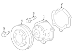 12709178 - Belts &amp; Cooling: Engine Water Pump for GM Image