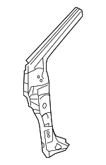 2009-2013 Toyota Corolla - Hinge Pillar Reinforced