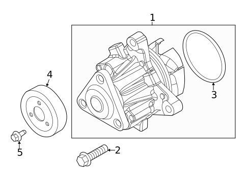 Water Pump & Related Components for 2017 Ford Focus #0