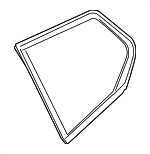 51339448768 - : Quarter Glass for BMW: iX Image