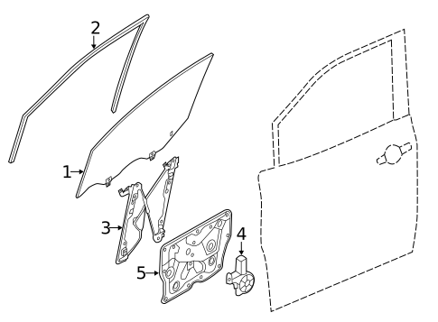 Sliding Door for 2016 Nissan Quest #2