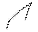 803301JA2A - Body: Glass Run for Nissan: Quest Image