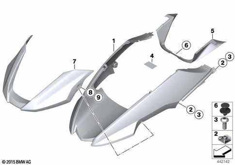 Front Wheel Fender for 2005 BMW-Motorrad R 1200 GS Adventure #0