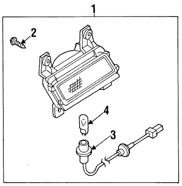 85435205A - Electrical: Backup Lamp Assembly Screw for Infiniti Image