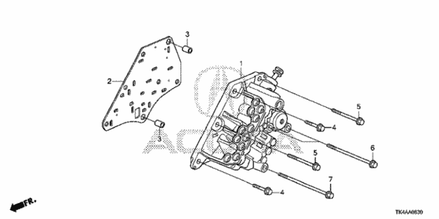 AT Manual Valve Body for 2014 Acura TL #0