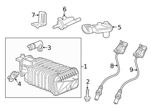 Emission Components for 2016 Chevrolet SS #0