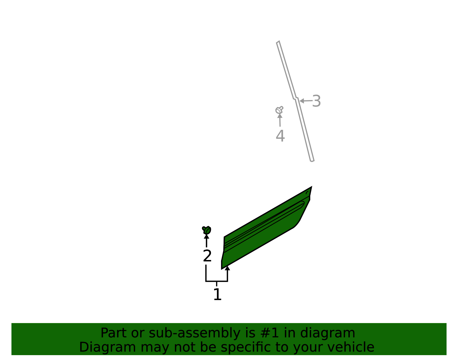 2002-2005 Kia Sedona Cladding - Driver's Side (LH) 0K56B-50CC5BXX ...