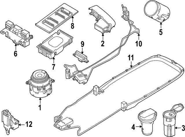 93300XGAC0 - : Seat Switch for Kia Image