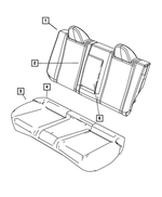1FU781J3AB - Interior Trim: Rear Seat Back for Mopar Image