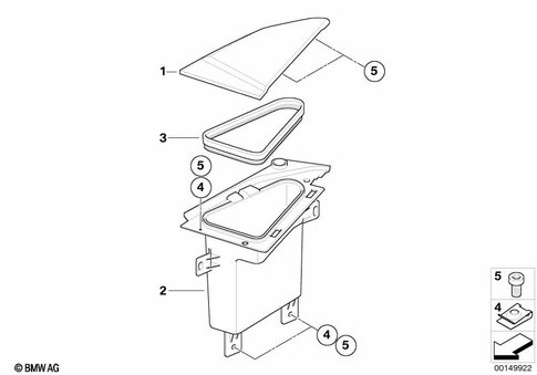 Motorcycle Trim Section, Windshield for 2005 BMW-Motorrad K 1200 GT #10