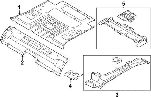 Rear Floor & Rails for 2022 Ford Bronco #0
