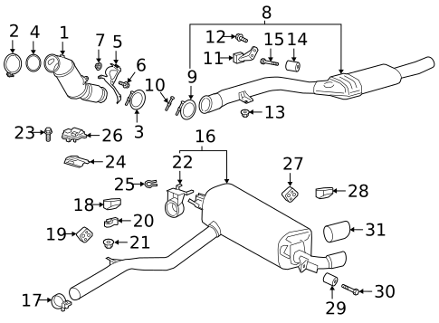 Exhaust Components for 2020 BMW Z4 #0