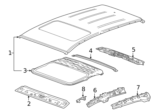 Roof & Components for 2016 Chevrolet Trax #0