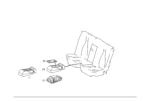 Storage Box for 2001 Mercedes-Benz S55 AMG #0
