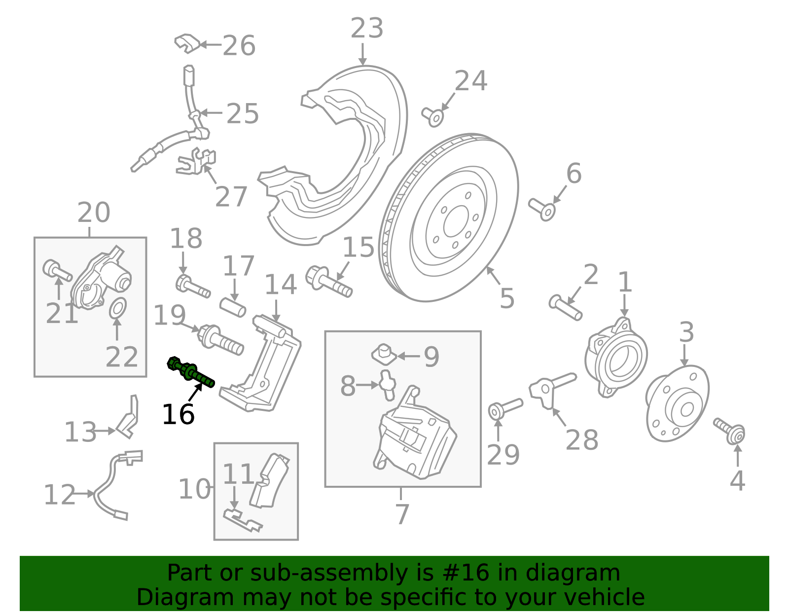 2015-2025 Porsche Macan Caliper Mount Lower Bolt PAF-001-921 | OEM ...
