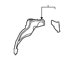 6163333901 - Body: Inner Wheelhouse for Toyota Image