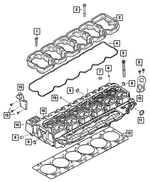 3928873 - 6.7L Turbo Diesel; Engine: Hex Flange Head Bolt, Mounting for Mopar Image