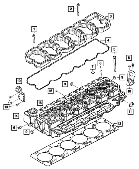 Cylinder Head for 2013 Ram 3500 #0