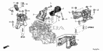 90176S5A000 - Body/Air Conditioning: BOLT, FLANGE (10X30) for Honda Image