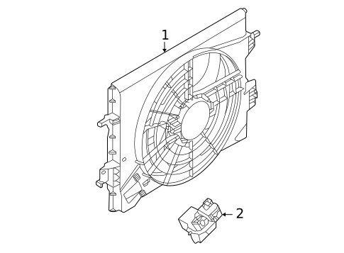 Cooling Fan for 2022 Nissan Versa #0
