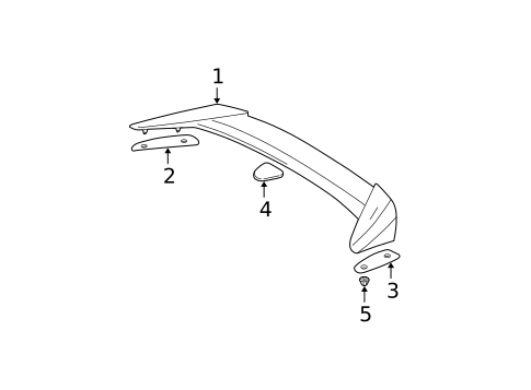 Spoiler for 2006 Hyundai Tiburon #0