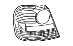 8155152320 - Electrical: Lens &amp; Housing for Toyota: Echo Image