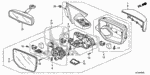 90109SDF003 - Interior/Bumper: SCREW, TAPPING (4X14) for Honda Image