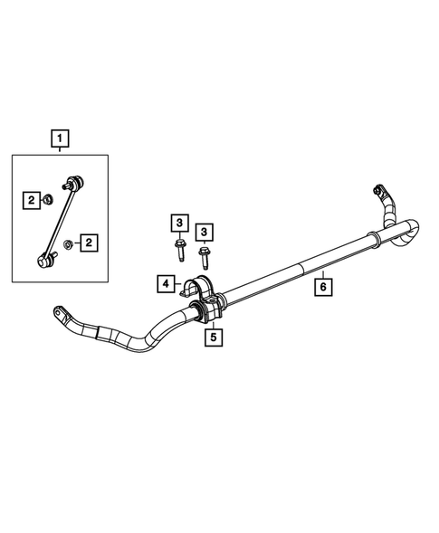 Front Stabilizer Bar for 2014 Chrysler 200 #0