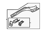 5C6803496A - Body: Rail Assembly for Volkswagen Image