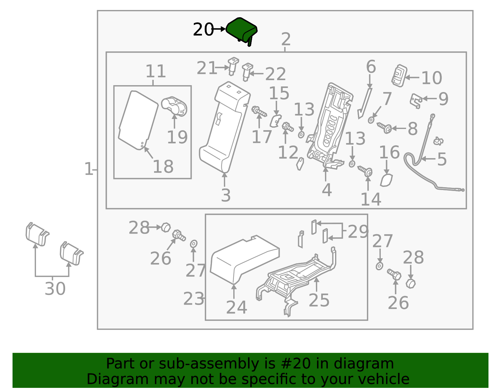 KD37-88-240-34 - Headrest - 2013-2015 Mazda CX-5 | Mazda Swag