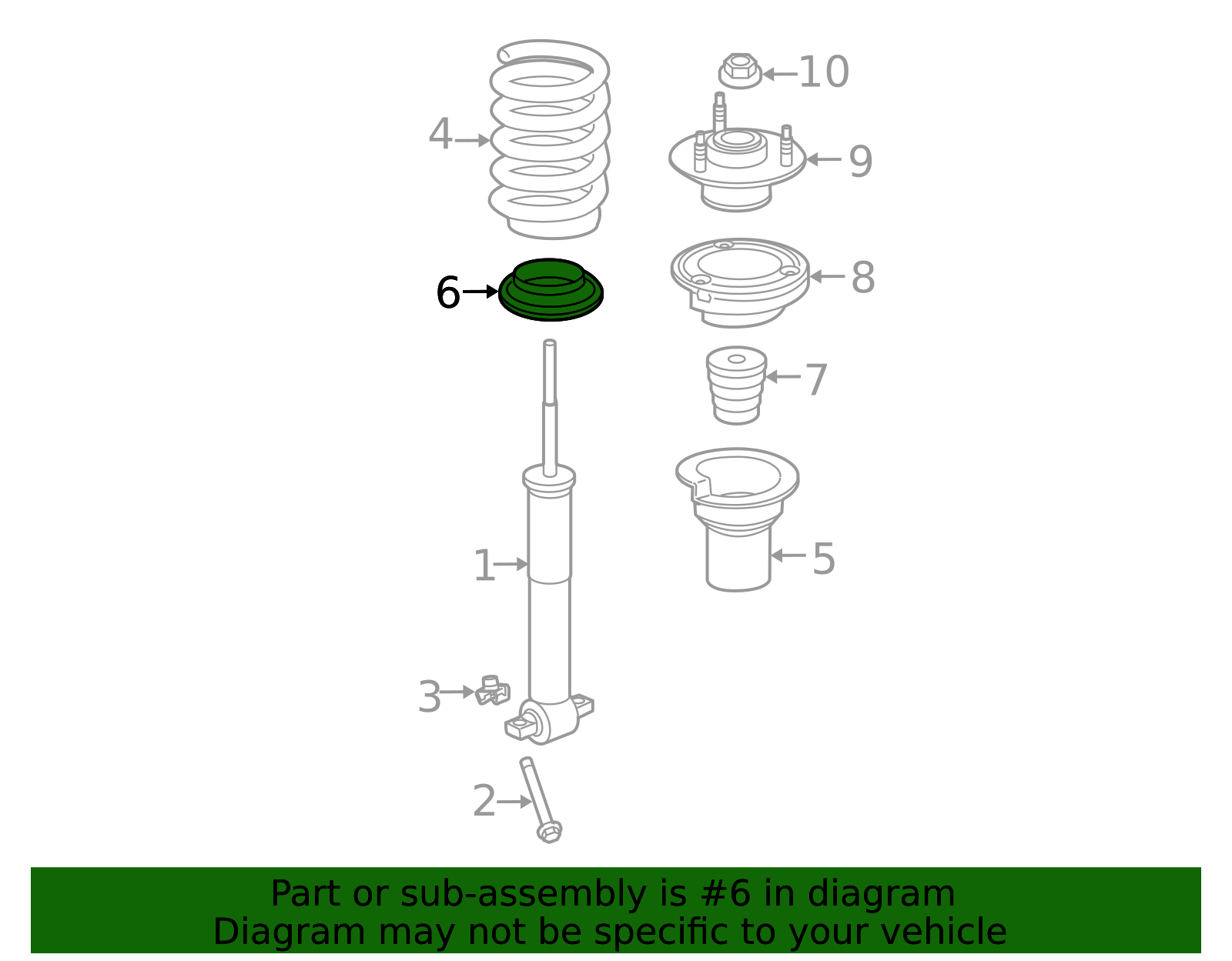 Spring Insulator 15808594 GM | GMPartsDirect.com