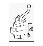 853150E010 - : Washer Reservoir for Lexus: RX330, RX350 Image