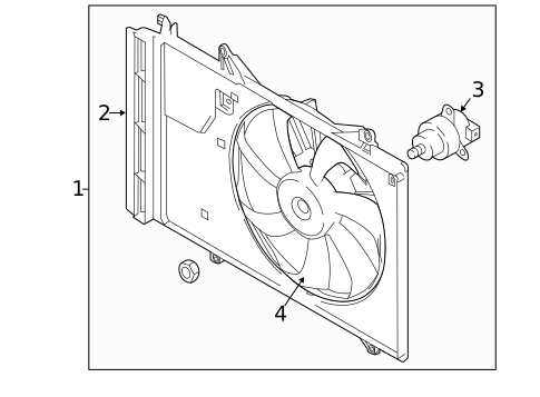 Cooling Fan for 2016 Scion iA #0