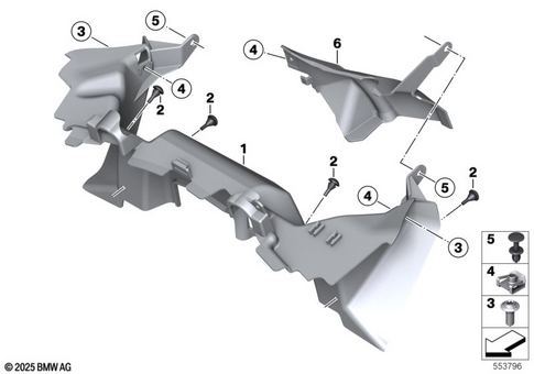 Motorcycle Trim Section, Windshield for 2018 BMW-Motorrad F 850 GS #9