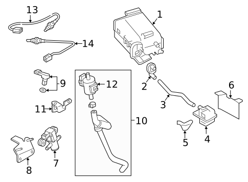 Emission Components for 2018 INFINITI QX80 #4