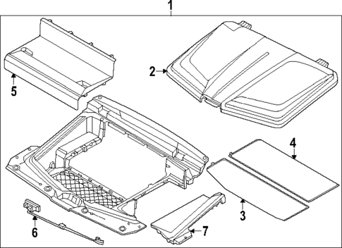 Cargo Area for 2023 Genesis GV60 #0