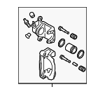 26634AL012 - Brakes: Disc Brake Caliper for Subaru: Legacy, Outback, WRX Image
